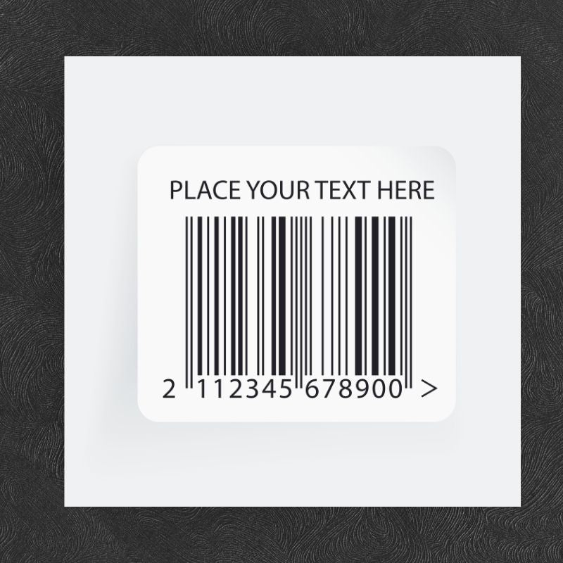 Blank 4x4 Plastic Cards Barcode Reader