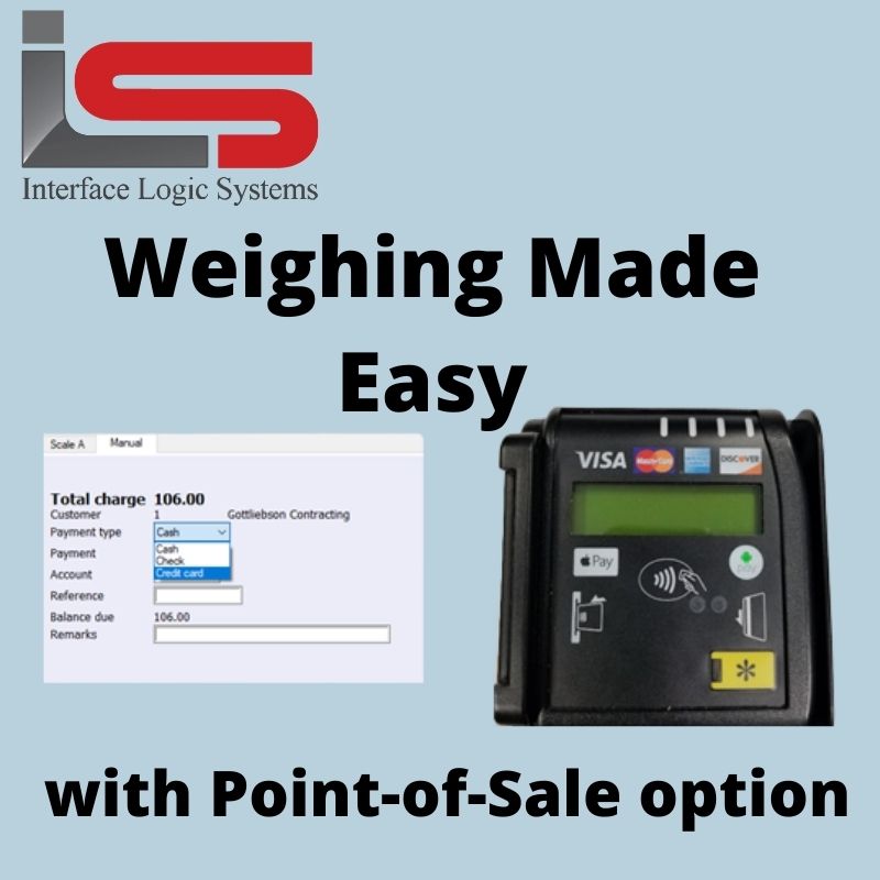 credit card processing at the scale house