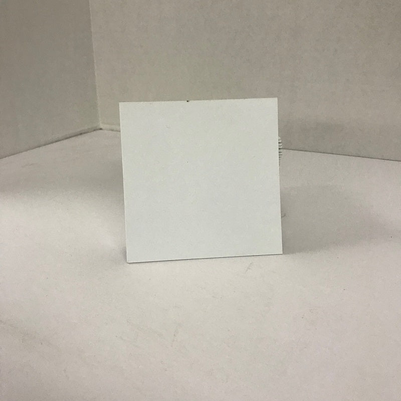 plastic 4"x4" card