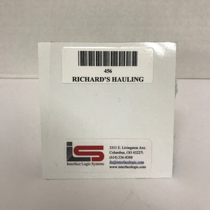 4" X 4" Blank Plastic Cards For Bar Code Label
